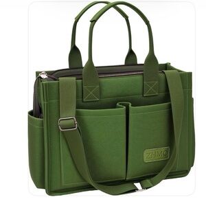 Army Green Canvas Shoulder Bag